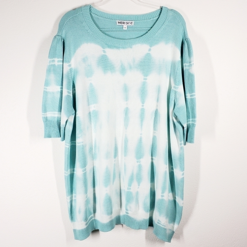 MERI SKYE TIE DYE LIGHT WEIGHT SWEATER